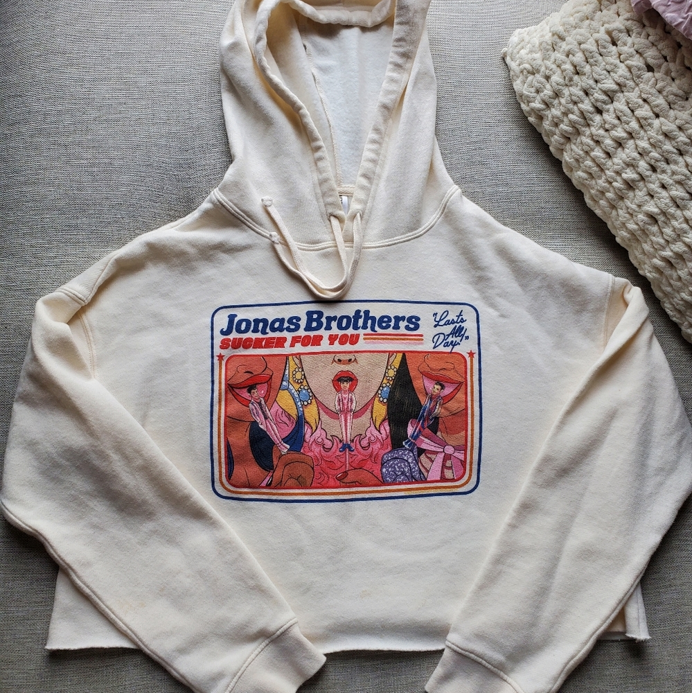Jonas Brothers Cropped Hoodie